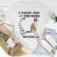 Kawaii Kitten Quote Mom Dad Lover Print Cute Snowshoe Cat Women T-shirt Unique Gifts