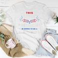 Kids Big Sister 4Th Of July Pregnancy Announcement Women T-shirt Unique Gifts