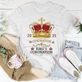 Kings Coronation 2023 Idea For Women & British Coronation Women T-shirt Unique Gifts