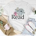 Library Teacher Read Book Club Piggie Elephant Pigeons Women T-shirt Personalized Gifts