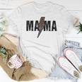 Mama Lightning Bolt Leopard Cheetah Print Women T-shirt Personalized Gifts