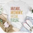 Womens Mama Mommy Mom Bruh Mommy And Me Boy Mom Life Women T-shirt Unique Gifts