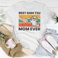 Shih Tzu Mama Best Shih Tzu Mom Ever Women T-shirt Funny Gifts