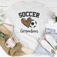 Soccer Grandma Leopard Heart Women T-shirt Unique Gifts