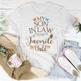 My Son-In-Law Is My Favorite Child Butterfly Family Women T-shirt Unique Gifts