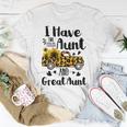 Tu I Have Two Titles Aunt And Great Aunt Sunflower Truck Women T-shirt Unique Gifts