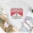 Two Things We Dont Chase Cowboys And Tequila Humor Women T-shirt Unique Gifts