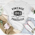 Vintage 1953 70 Years Old 70Th Birthday For Men Women T-shirt Unique Gifts