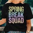 2023 Spring Break Squad Pastel Rainbow Vintage Graphic Women T-shirt Gifts for Her