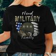 Army Graduation Proud Military Family Mom Dad Brother Sister Women T-shirt Gifts for Her