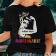 Autism Mom Unbreakable Autism Awareness Women T-shirt Gifts for Her