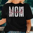 Baseball Mom Letter Print Mama Baseball Lover Women T-shirt Gifts for Her