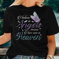I Believe In Angels Because I Have Some In Heaven Mom & Dad Women T-shirt Gifts for Her