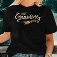 Best Grammy Ever Flowers Mothers Day Birthday Mom Grandma Women T-shirt Gifts for Her