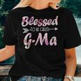 Blessed To Be Called G-Ma Flower Women T-shirt Gifts for Her