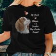 Cavalier King Charles Spaniel Dog Mom Dad Women T-shirt Gifts for Her