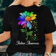 Choose Kind Autism Awareness Month Women Sunflower Mom Women T-shirt Gifts for Her