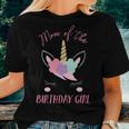 Cute Unicorn Mom Shirt Mom Of The Birthday Girl Women T-shirt Gifts for Her