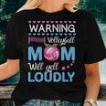 Cute Volleyball For Women Leopard Cool Volleyball Mom Women T-shirt Gifts for Her
