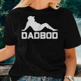 Dad Bod Dadbod Silhouette With Beer Gut Women T-shirt Gifts for Her
