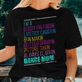 Im A Dance Mom Dance Ballet Hip Hop Distressed Women T-shirt Gifts for Her