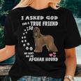 Dog Afghan Hound Gifts Afghan Hound Lovers Cute Afghan Hound Puppy Pet Women T-shirt Casual Daily Crewneck Short Sleeve Graphic Basic Unisex Tee Gifts for Her