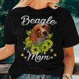 Dog Mom Sunflower Beagle Mom Women T-shirt Gifts for Her