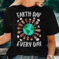 Earth Day Everyday All Human Races To Save Mother Earth 2021 Women T-shirt Gifts for Her