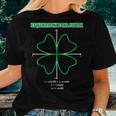 Equation For Luck Clover Irish Math Funny Teacher Women T-shirt Gifts for Her