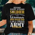 Every Strong Soldier Military Parents Proud Army Mom Women T-shirt Gifts for Her