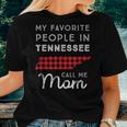 Family Matching Mom Mother Gift Red Buffalo Plaid Tennessee Women T-shirt Gifts for Her