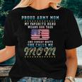 My Favorite Hero Wears Dog Tags &Combat Bootsproud Army Mom Women T-shirt Gifts for Her