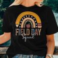 Field Day Squad Rainbow Leopard Last Day Of School Teacher Women T-shirt Gifts for Her