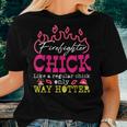 Firefighter Chick Funny Fire Fighter Women Humor Gift Women T-shirt Gifts for Her