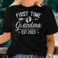 First Time Grandma 2023 Soon To Be Grandma 2023 Women T-shirt Gifts for Her