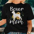Funny Boxer Mom Sunflower Dog Lovers Mothers Day Gift Women T-shirt Gifts for Her