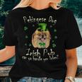 Funny Irish Pub Pekingese Mother Mom Women Dad Dog Pekingese Women T-shirt Gifts for Her