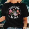 Girls Trip Hawaii Aloha 2023 Women Vacation Birthday Squad Women T-shirt Gifts for Her