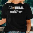 Grandma Of The Birthday Boy Football Lover First Birthday Women T-shirt Gifts for Her