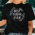 Greek Grandma Greece Granny Best Yiayia Ever Women T-shirt Gifts for Her