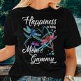 Happiness Is Being A Mom And Gammy Mothers Day Gift Women T-shirt Gifts for Her