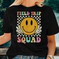 Hippie Field Trip Squad For Teacher Kids Field Day 2023 Women T-shirt Gifts for Her