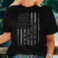 Im The Best Thing My Wife Ever Found On Internet Us Flag Women T-shirt Gifts for Her