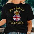 King Charles Coronation 2023 Distressed God Save King Women T-shirt Gifts for Her
