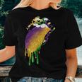 Leopard Lip With Tongue Out Women Love Mardi Gras Parade Women T-shirt Gifts for Her