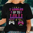 I Leveled Up To Lolli Future Mom Level Unlocked Est 2023 Women T-shirt Gifts for Her
