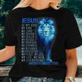 Lion Christian Jesus Is My God King Lord And Savior Women T-shirt Gifts for Her