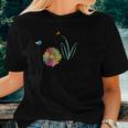 Love Mom Life - Art Flower Bird Tshirt For Women T-shirt Gifts for Her