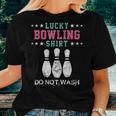 Lucky Bowling Gift For Women Wife Mom Or Girls Women T-shirt Gifts for Her
