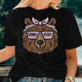 Womens Mama Bear Face Sunglasses Cute Mom Mommy Women Women T-shirt Gifts for Her
